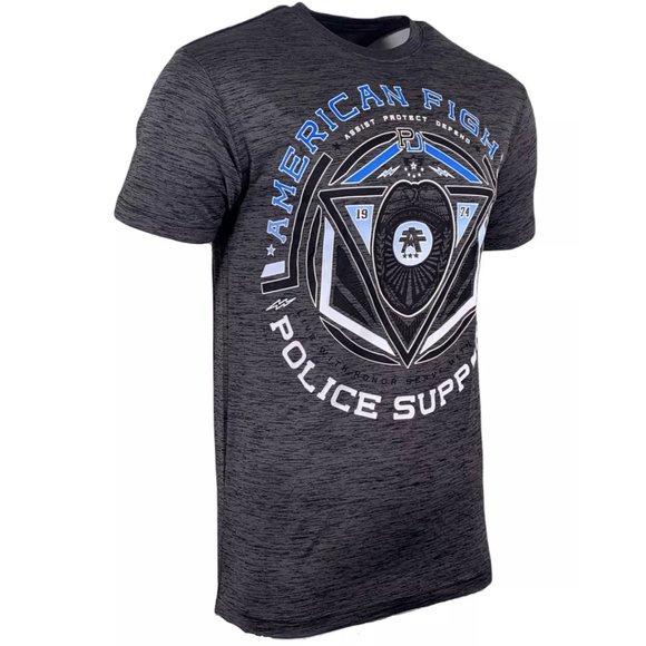 AMERICAN FIGHTER Men's T-Shirt S/S STATE LINE TEE - Picture 6 of 12